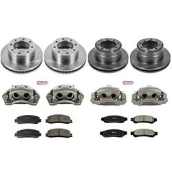 PowerStop Z17 Evolution Plus Stock Replacement Brake Kits with Calipers for 2012 F-350 SUPER DUTY - KCOE6546