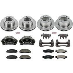 PowerStop Z17 Evolution Plus Stock Replacement Brake Kits with Calipers for 2012 F-250 SUPER DUTY, F-350 SUPER DUTY - KCOE6547