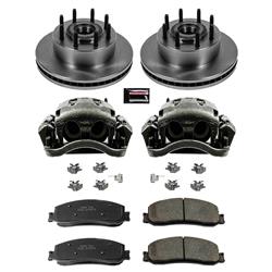 PowerStop Z17 Evolution Plus Stock Replacement Brake Kits with Calipers for 2012 F-250 SUPER DUTY, F-350 SUPER DUTY - KCOE6550