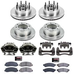 PowerStop Z17 Evolution Plus Stock Replacement Brake Kits with Calipers for 2012 F-250 SUPER DUTY, F-350 SUPER DUTY - KCOE6551