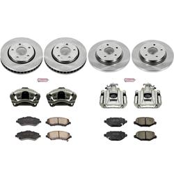 PowerStop Z17 Evolution Plus Stock Replacement Brake Kits with Calipers KCOE6563