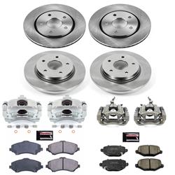 PowerStop Z17 Evolution Plus Stock Replacement Brake Kits with Calipers for 2013 JOURNEY - KCOE6563A