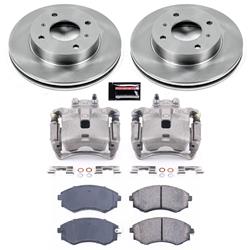PowerStop Z17 Evolution Plus Stock Replacement Brake Kits with Calipers for 2000-2006 SENTRA - KCOE656A