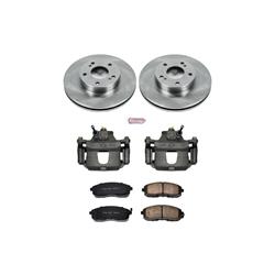 PowerStop Z17 Evolution Plus Stock Replacement Brake Kits with Calipers for 1996-1999 I30, 1989-1999 MAXIMA - KCOE660