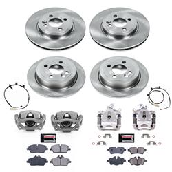 PowerStop Z17 Evolution Plus Stock Replacement Brake Kits with Calipers for 2011-2015 COOPER - KCOE6740