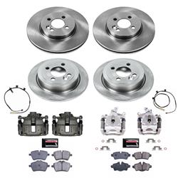 PowerStop Z17 Evolution Plus Stock Replacement Brake Kits with Calipers for 2012-2015 COOPER - KCOE6742