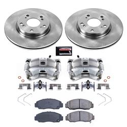 PowerStop Z17 Evolution Plus Stock Replacement Brake Kits with Calipers for 2012-2015 CIVIC - KCOE6766
