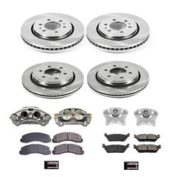 PowerStop Z17 Evolution Plus Stock Replacement Brake Kits with Calipers for 2015-2017 F-150 - KCOE6803