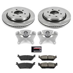 PowerStop Z17 Evolution Plus Stock Replacement Brake Kits with Calipers for 2015-2017 F-150 - KCOE6814