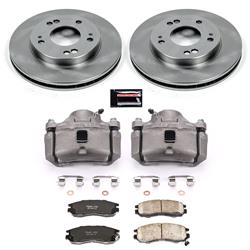 PowerStop Z17 Evolution Plus Stock Replacement Brake Kits with Calipers KCOE681B