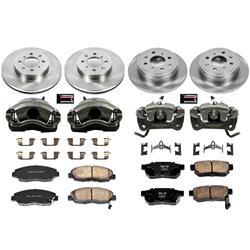 PowerStop Z17 Evolution Plus Stock Replacement Brake Kits with Calipers for 1999-2000 CIVIC - KCOE691