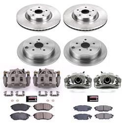 PowerStop Z17 Evolution Plus Stock Replacement Brake Kits with Calipers for 2015-2020 WRX - KCOE6932