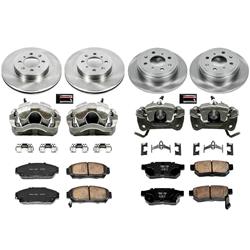 PowerStop Z17 Evolution Plus Stock Replacement Brake Kits with Calipers for 1993-1995 CIVIC, 1994-2001 INTEGRA - KCOE693