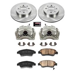 PowerStop Z17 Evolution Plus Stock Replacement Brake Kits with Calipers for 2007-2008 FIT - KCOE694