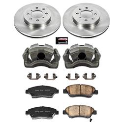 PowerStop Z17 Evolution Plus Stock Replacement Brake Kits with Calipers for 1993-1995 CIVIC, 1994-1997 CIVIC DEL SOL - KCOE694A