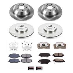 PowerStop Z17 Evolution Plus Stock Replacement Brake Kits with Calipers for 2013-2016 SANTA FE - KCOE6950