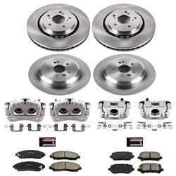 PowerStop Z17 Evolution Plus Stock Replacement Brake Kits with Calipers for 2014-2016 MDX - KCOE6956