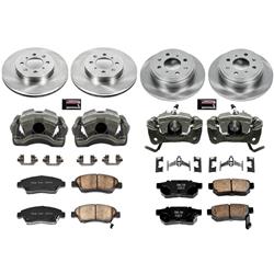 PowerStop Z17 Evolution Plus Stock Replacement Brake Kits with Calipers for 1994-1997 CIVIC DEL SOL - KCOE695