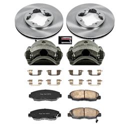 PowerStop Z17 Evolution Plus Stock Replacement Brake Kits with Calipers for 1990-1997 ACCORD, 1997 CL - KCOE697