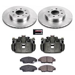 PowerStop Z17 Evolution Plus Stock Replacement Brake Kits with Calipers for 2015-2020 FIT - KCOE7032A