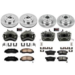 PowerStop Z17 Evolution Plus Stock Replacement Brake Kits with Calipers for 1996-1999 OASIS, 1995-1998 ODYSSEY - KCOE705