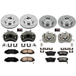 PowerStop Z17 Evolution Plus Stock Replacement Brake Kits with Calipers for 1997-2001 PRELUDE - KCOE706