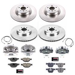 PowerStop Z17 Evolution Plus Stock Replacement Brake Kits with Calipers KCOE7098