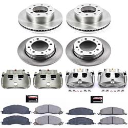 PowerStop Z17 Evolution Plus Stock Replacement Brake Kits with Calipers for 2013-2018 3500 - KCOE7141