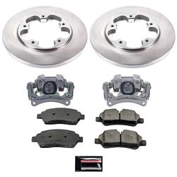 PowerStop Z17 Evolution Plus Stock Replacement Brake Kits with Calipers for 2015-2019 TRANSIT-150, TRANSIT-250, TRANSIT-350 - KCOE7145