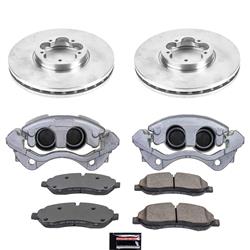 PowerStop Z17 Evolution Plus Stock Replacement Brake Kits with Calipers for 2015-2019 TRANSIT-150, TRANSIT-250, TRANSIT-350 - KCOE7150