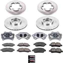 PowerStop Z17 Evolution Plus Stock Replacement Brake Kits with Calipers for 2015-2019 TRANSIT-150, TRANSIT-250, TRANSIT-350 - KCOE7235