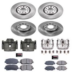 PowerStop Z17 Evolution Plus Stock Replacement Brake Kits with Calipers for 2015-2017 200 - KCOE7288
