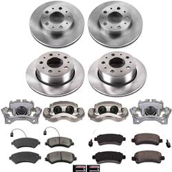 PowerStop Z17 Evolution Plus Stock Replacement Brake Kits with Calipers for 2015-2021 PROMASTER 1500, PROMASTER 2500, PROMASTER 3500 - KCOE7305