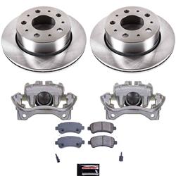 PowerStop Z17 Evolution Plus Stock Replacement Brake Kits with Calipers for 2014-2015 PROMASTER 1500, PROMASTER 2500, PROMASTER 3500 - KCOE7313