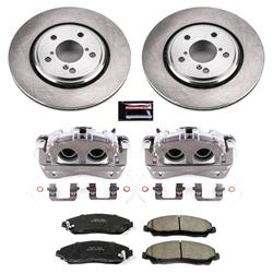 PowerStop Z17 Evolution Plus Stock Replacement Brake Kits with Calipers for 2017-2019 MDX, 2016-2021 PILOT, 2017-2020 RIDGELINE - KCOE7352