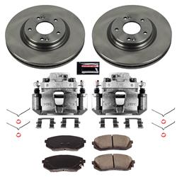 PowerStop Z17 Evolution Plus Stock Replacement Brake Kits with Calipers KCOE7353