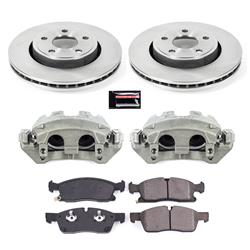 PowerStop Z17 Evolution Plus Stock Replacement Brake Kits with Calipers for 2017-2019 GRAND CHEROKEE - KCOE7412