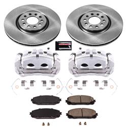 PowerStop Z17 Evolution Plus Stock Replacement Brake Kits with Calipers for 2016-2023 CHEROKEE - KCOE7414