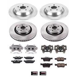 PowerStop Z17 Evolution Plus Stock Replacement Brake Kits with Calipers for 2015-2020 EDGE, 2019-2021 NAUTILUS - KCOE7416