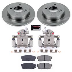 PowerStop Z17 Evolution Plus Stock Replacement Brake Kits with Calipers for 2001-2002 G20, 2001 SENTRA - KCOE741