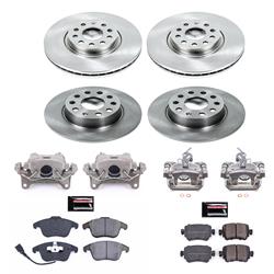 PowerStop Z17 Evolution Plus Stock Replacement Brake Kits with Calipers for 2015-2020 PASSAT - KCOE7501