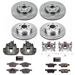 PowerStop Z17 Evolution Plus Stock Replacement Brake Kits with Calipers for 2017-2019 ESCAPE - KCOE7571