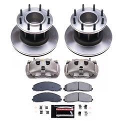 PowerStop Z17 Evolution Plus Stock Replacement Brake Kits with Calipers for 2017-2022 F-350 SUPER DUTY - KCOE7669