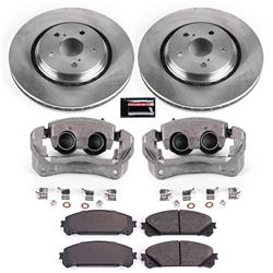 PowerStop Z17 Evolution Plus Stock Replacement Brake Kits with Calipers for 2016-2018 RX350, 2016-2021 RX450H - KCOE7688A