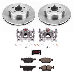 PowerStop Z17 Evolution Plus Stock Replacement Brake Kits with Calipers for 2017-2019 ESCAPE, 2017-2020 FUSION - KCOE7723