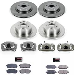 PowerStop Z17 Evolution Plus Stock Replacement Brake Kits with Calipers for 2007-2010 ALTIMA - KCOE7865
