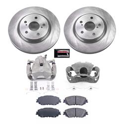 PowerStop Z17 Evolution Plus Stock Replacement Brake Kits with Calipers for 2019 ES300H - KCOE7895