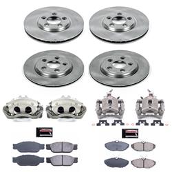 PowerStop Z17 Evolution Plus Stock Replacement Brake Kits with Calipers for 2000-2002 LS, 2002-2005 THUNDERBIRD - KCOE7937