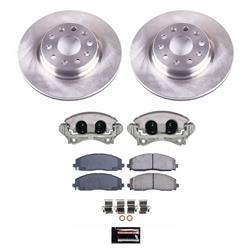 PowerStop Z17 Evolution Plus Stock Replacement Brake Kits with Calipers for 2018-2024 WRANGLER - KCOE7941A