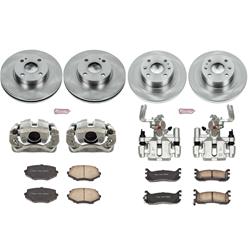 PowerStop Z17 Evolution Plus Stock Replacement Brake Kits with Calipers for 1994-2005 MIATA - KCOE794